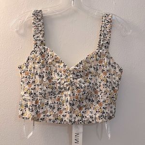 NWT Minkpink Floral Top -1